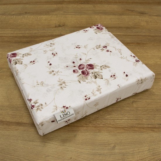 LINO ΣΕΤ ΠΑΠΛΩΜΑΤΟΘΗΚΗ ROSALIE RED 160X240 LINO ΣΕΤ ΠΑΠΛΩΜΑΤΟΘΗΚΗ ROSALIE RED 160X240