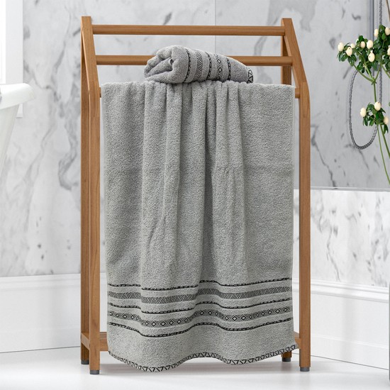 LINO ΠΕΤΣΕΤΑ LUX GREY 50X90 LINO ΠΕΤΣΕΤΑ LUX GREY 50X90