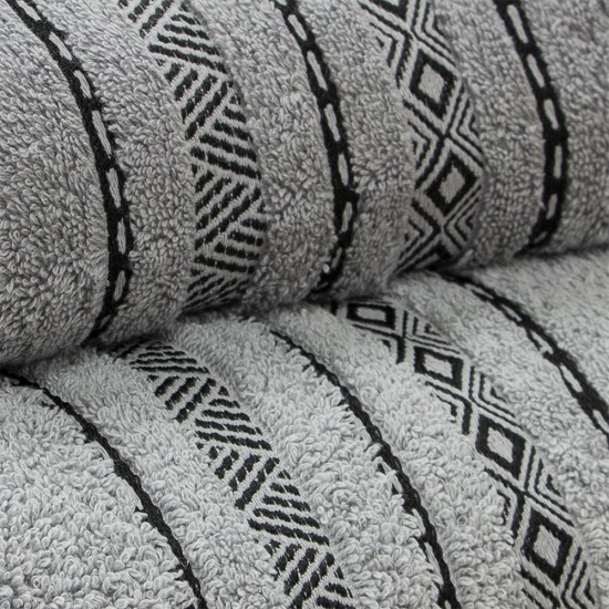 LINO ΠΕΤΣΕΤΑ LUX GREY 70X140 LINO ΠΕΤΣΕΤΑ LUX GREY 70X140