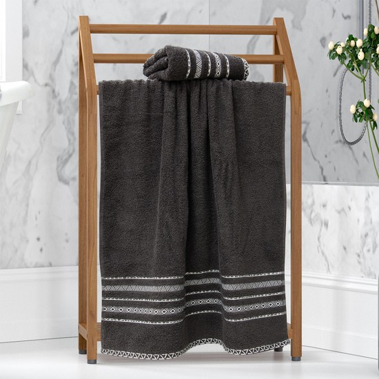 LINO ΠΕΤΣΕΤΑ LUX ANTHRACITE 70X140 LINO ΠΕΤΣΕΤΑ LUX ANTHRACITE 70X140