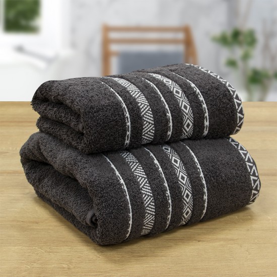 LINO ΠΕΤΣΕΤΑ LUX ANTHRACITE 70X140 LINO ΠΕΤΣΕΤΑ LUX ANTHRACITE 70X140