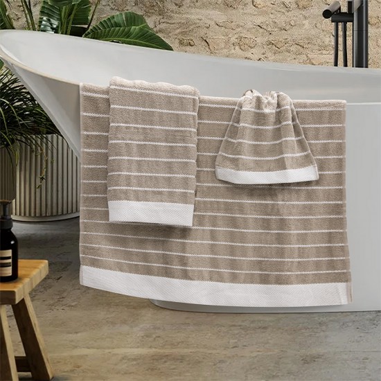 LINO ΣΕΤ ΠΕΤΣΕΤΕΣ FALMA BEIGE 3ΤΜΧ LINO ΣΕΤ ΠΕΤΣΕΤΕΣ FALMA BEIGE 3ΤΜΧ