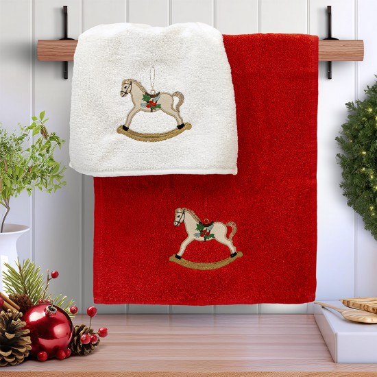 LINO ΣΕΤ ΠΕΤΣΕΤΕΣ XMAS CABALLO 2ΤΜΧ LINO ΣΕΤ ΠΕΤΣΕΤΕΣ XMAS CABALLO 2ΤΜΧ
