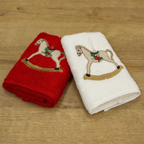 LINO ΣΕΤ ΠΕΤΣΕΤΕΣ XMAS CABALLO 2ΤΜΧ LINO ΣΕΤ ΠΕΤΣΕΤΕΣ XMAS CABALLO 2ΤΜΧ