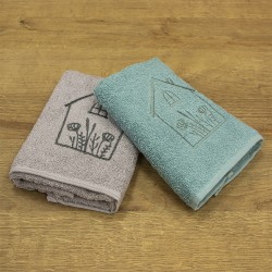 LINO ΣΕΤ ΠΕΤΣΕΤΕΣ REFUGIO GREY-MINT 2ΤΜΧ
