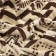 LINO ΠΕΤΣΕΤΑ ΘΑΛΑΣΣΗΣ ZIGZAGE BROWN 86X160 LINO ΠΕΤΣΕΤΑ ΘΑΛΑΣΣΗΣ ZIGZAGE BROWN 86X160