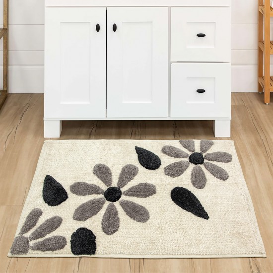 LINO ΠΑΤΑΚΙ ΜΠΑΝΙΟΥ DUAN GREY 50X80 LINO ΠΑΤΑΚΙ ΜΠΑΝΙΟΥ DUAN GREY 50X80