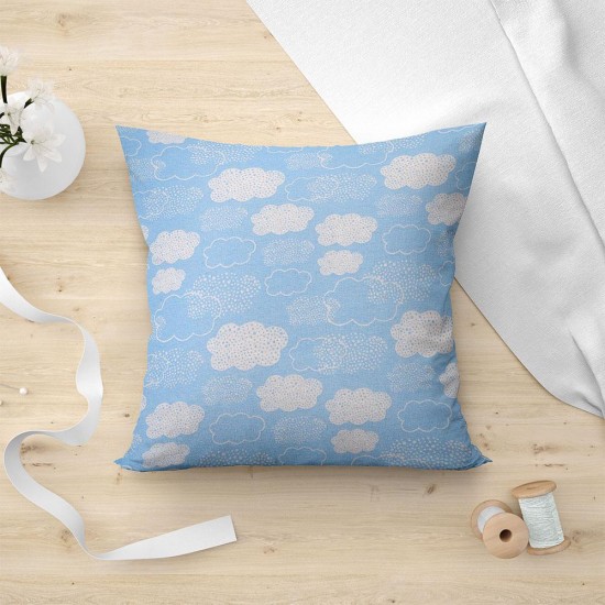 LINO ΜΑΞΙΛΑΡΟΘΗΚΗ MILO 601 BLUE 45X45 LINO ΜΑΞΙΛΑΡΟΘΗΚΗ MILO 601 BLUE 45X45