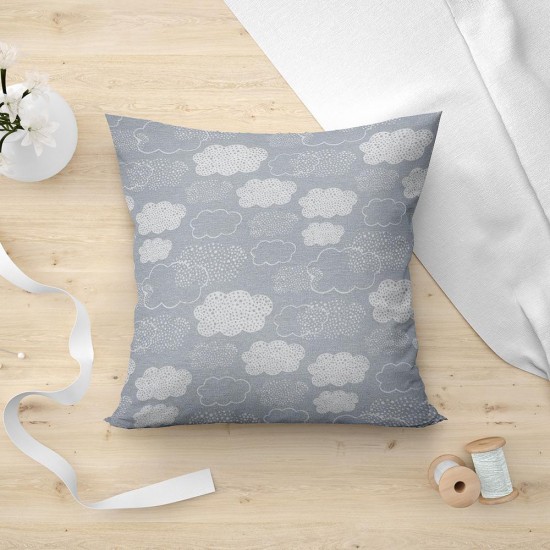 LINO ΜΑΞΙΛΑΡΟΘΗΚΗ MILO 801 GREY 45X45 LINO ΜΑΞΙΛΑΡΟΘΗΚΗ MILO 801 GREY 45X45