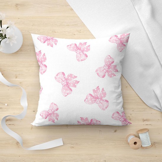 LINO ΜΑΞΙΛΑΡΟΘΗΚΗ ELLIE 301 PINK 45X45 LINO ΜΑΞΙΛΑΡΟΘΗΚΗ ELLIE 301 PINK 45X45