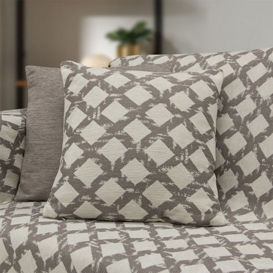 LINO ΜΑΞΙΛΑΡΟΘΗΚΗ MILTO TAUPE 45X45 LINO ΜΑΞΙΛΑΡΟΘΗΚΗ MILTO TAUPE 45X45