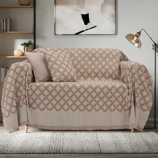 LINO ΜΑΞΙΛΑΡΟΘΗΚΗ MILTO DUSTY PINK 45X45 LINO ΜΑΞΙΛΑΡΟΘΗΚΗ MILTO DUSTY PINK 45X45