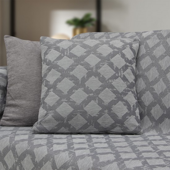 LINO ΜΑΞΙΛΑΡΟΘΗΚΗ MILTO GREY 45X45 LINO ΜΑΞΙΛΑΡΟΘΗΚΗ MILTO GREY 45X45