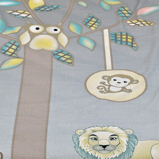 LINO ΣΕΤ ΣΕΝΤΟΝΙΑ ELEPHANT TREE GREY 120Χ170