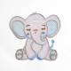 LINO ΣΕΤ ΣΕΝΤΟΝΙΑ ELEPHANTE CIEL 120Χ170