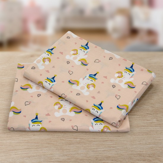 LINO ΣΕΤ ΣΕΝΤΟΝΙΑ ΛΙΚΝΟΥ UNICORN DONUTS 80X120