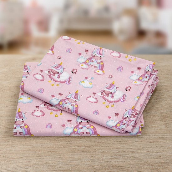 LINO ΣΕΤ ΣΕΝΤΟΝΙΑ ΛΙΚΝΟΥ BABY SWEET UNICORN 80X120