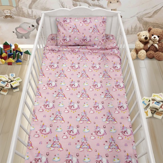 LINO ΣΕΤ ΣΕΝΤΟΝΙΑ BABY SWEET UNICORN 120X180