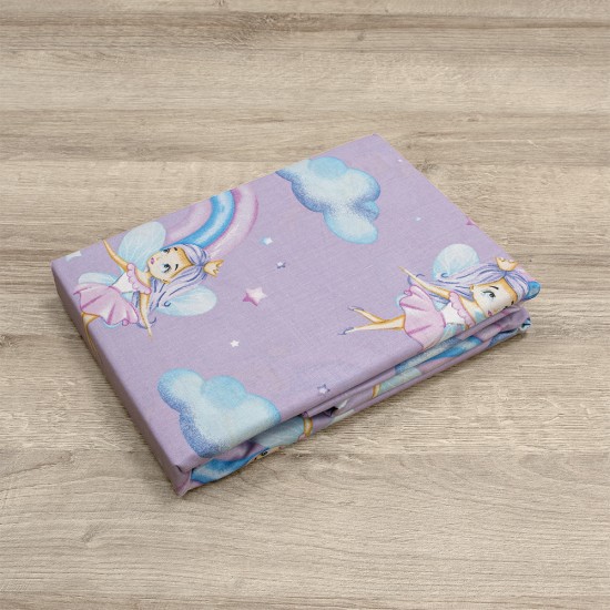 LINO BEBE ΣΕΤ ΣΕΝΤΟΝΙΑ ENHANCED RAINBOW LILAC 120X180