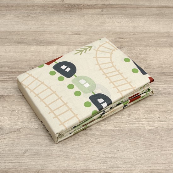 LINO BEBE ΣΕΤ ΣΕΝΤΟΝΙΑ FOREST EXPRESS GREEN 120X180