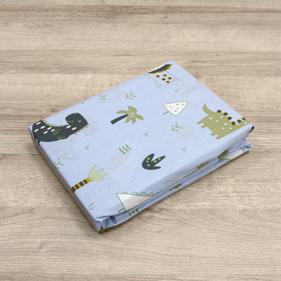 LINO BEBE ΣΕΤ ΣΕΝΤΟΝΙΑ DINO FOREST PETROL 120X180