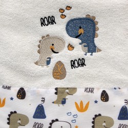 LINO ΣΕΤ ΠΕΤΣΕΤΕΣ CUTE SAURUS BLUE 2TMX