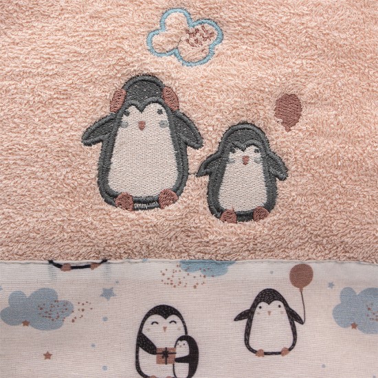 LINO ΣΕΤ ΠΕΤΣΕΤΕΣ PENGUIN BEIGE 2TMX