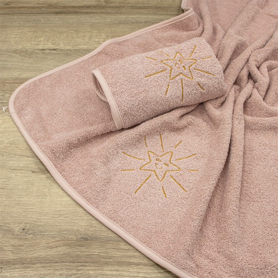 LINO ΣΕΤ ΠΕΤΣΕΤΕΣ SMILEY SUN PINK 2ΤΜΧ LINO ΣΕΤ ΠΕΤΣΕΤΕΣ SMILEY SUN PINK 2ΤΜΧ