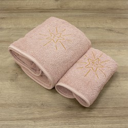 LINO ΣΕΤ ΠΕΤΣΕΤΕΣ SMILEY SUN PINK 2ΤΜΧ