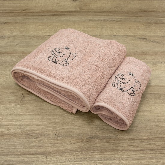LINO ΣΕΤ ΠΕΤΣΕΤΕΣ ELEPHANTAKI PINK 2ΤΜΧ LINO ΣΕΤ ΠΕΤΣΕΤΕΣ ELEPHANTAKI PINK 2ΤΜΧ