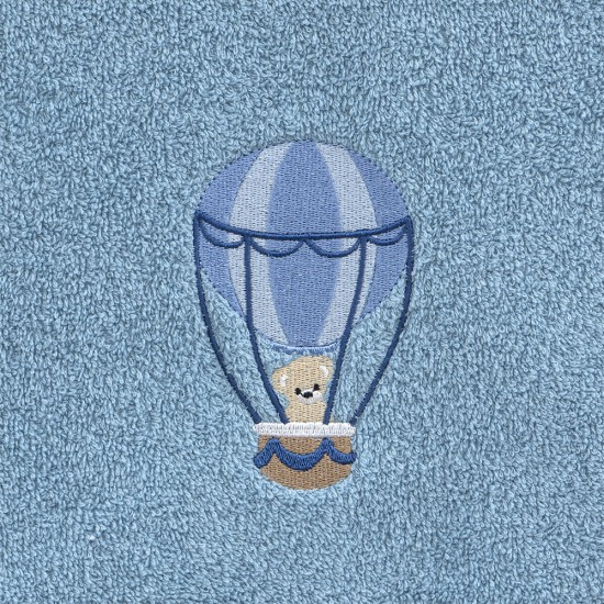 LINO Σετ Πετσέτες Παιδικές 2 τμχ (50x90,70x140) Paloncino Μπλε