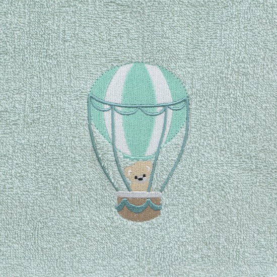 LINO Σετ Πετσέτες Παιδικές 2 τμχ (50x90,70x140) Paloncino Μέντα