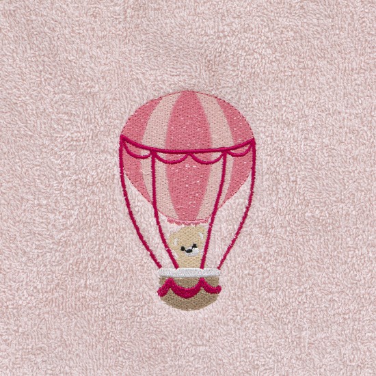 LINO Σετ Πετσέτες Παιδικές 2 τμχ (50x90,70x140) Paloncino Ροζ