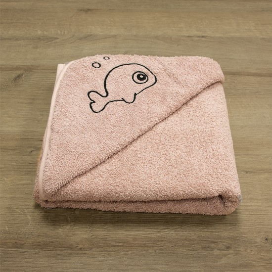 LINO ΚΑΠΑ FISH PINK 75X75 LINO ΚΑΠΑ FISH PINK 75X75