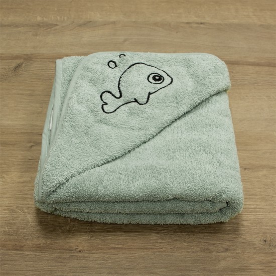 LINO ΚΑΠΑ FISH MINT 75X75 LINO ΚΑΠΑ FISH MINT 75X75