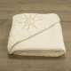 LINO ΚΑΠΑ SMILEY SUN ECRU 75X75 LINO ΚΑΠΑ SMILEY SUN ECRU 75X75