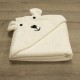 LINO ΚΑΠΑ LOVEBEAR ECRU 75X75 LINO ΚΑΠΑ LOVEBEAR ECRU 75X75