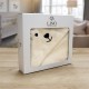 LINO ΚΑΠΑ LOVEBEAR ECRU 75X75 LINO ΚΑΠΑ LOVEBEAR ECRU 75X75