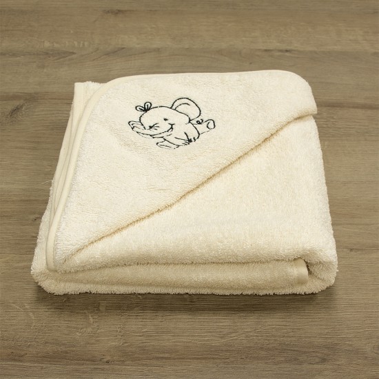 LINO ΚΑΠΑ ELEPHANTAKI ECRU 75X75 LINO ΚΑΠΑ ELEPHANTAKI ECRU 75X75