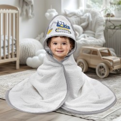 LINO Κάπα Βρεφική (75x75) Trattore Λευκό