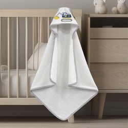 LINO Κάπα Βρεφική (75x75) Trattore Λευκό