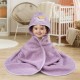 LINO Κάπα Βρεφική (75x75) Corno Λιλά