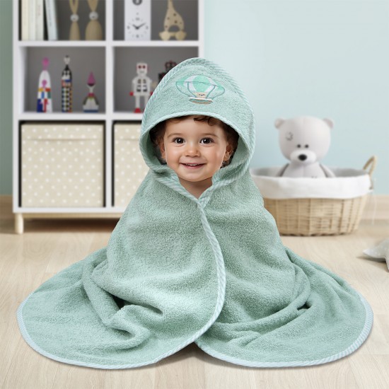 LINO Κάπα Βρεφική (75x75) Paloncino Μέντα