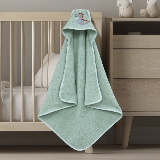 LINO Κάπα Μπεμπέ (75x75) Lagarto Mint