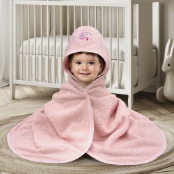 LINO Κάπα Βρεφική (75x75) Hada Ροζ