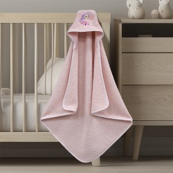 LINO Κάπα Βρεφική (75x75) Hada Ροζ