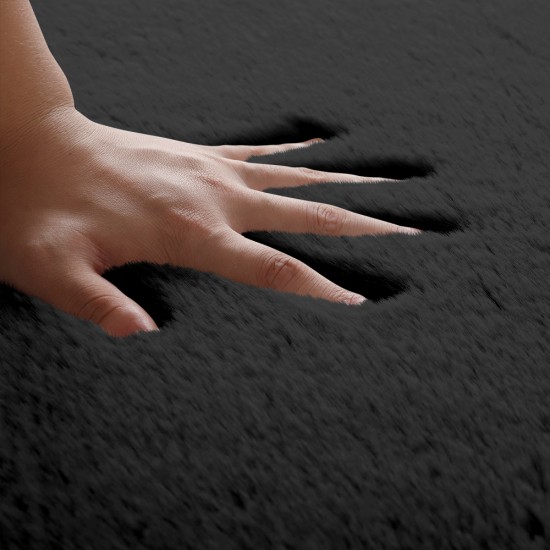 LINO ΔΙΑΔΡΟΜΟΣ DOUX BLACK 67X140 LINO ΔΙΑΔΡΟΜΟΣ DOUX BLACK 67X140