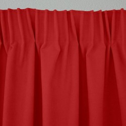 LINO ΚΟΥΡΤΙΝΑ SAMOS ΜΕ ΤΡΕΣΑ C94047 RED 150Χ275
