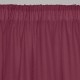 LINO ΚΟΥΡΤΙΝΑ LINE ΜΕ ΤΡΕΣΑ 304 BURGUNDY 145X295