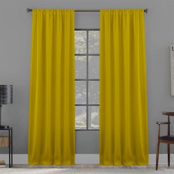 LINO ΚΟΥΡΤΙΝΑ DELTA ΜΕ ΤΡΕΣΑ YELLOW 140X235
